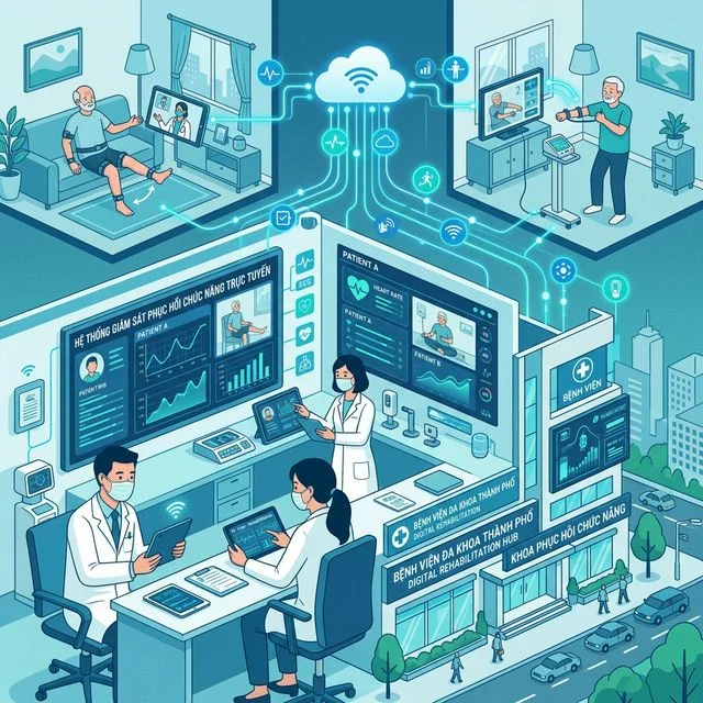 Chuyển đổi số y tế - Hopita Telerehab